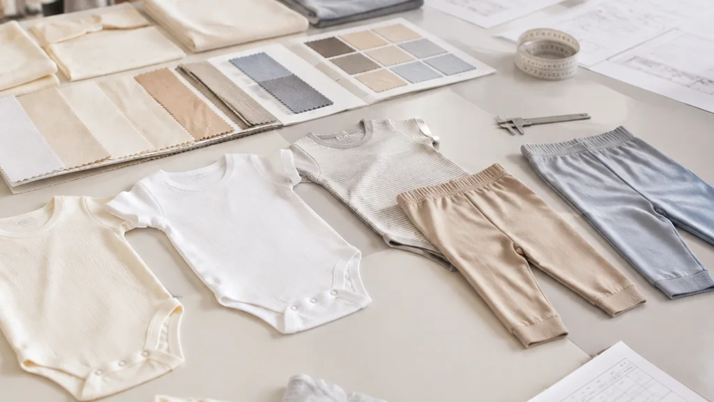 Babywear garment measurement tolerance review table after wash